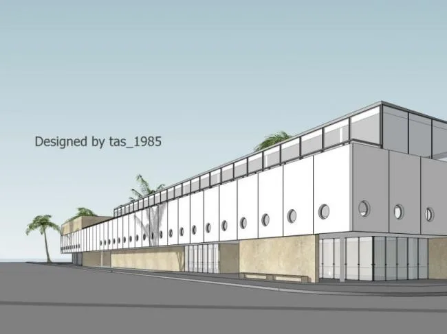Sketchup Office Model | Multi story Office Building, Modern Style