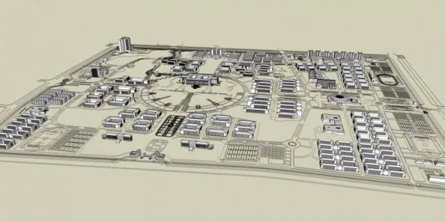 Sketchup Residential Model | Multi story Community Planning, Modern Style