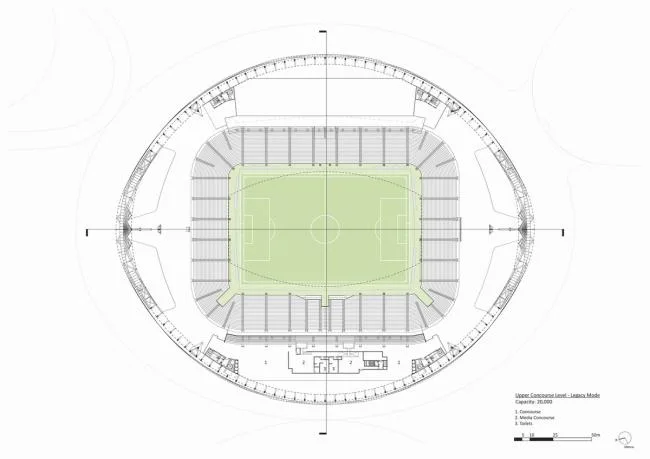 BIM architecture | Like sails raised on the sea: 2022 World Cup main venue/Zaha Hadid Architects