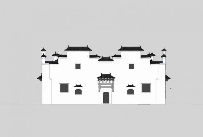 Sketchup Residential Model | Multi story Courtyard, Chinese Style