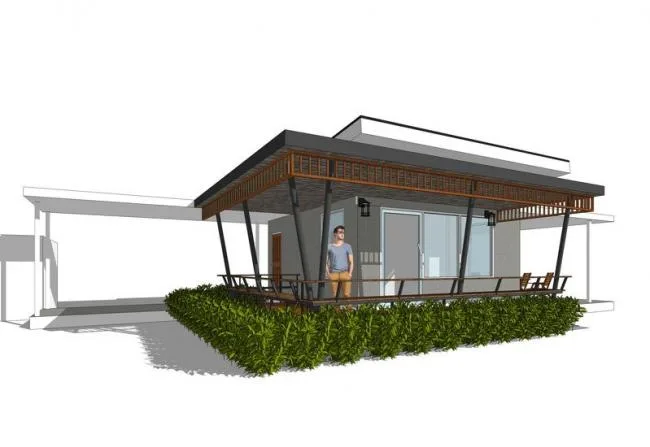 Modern Villa Design in SketchUp | Stylish 3D Model