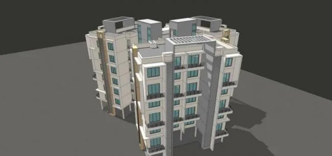 SketchUp Residential Models: Small Homes, High-Rise Apartments, and Modern Multi-Story Designs