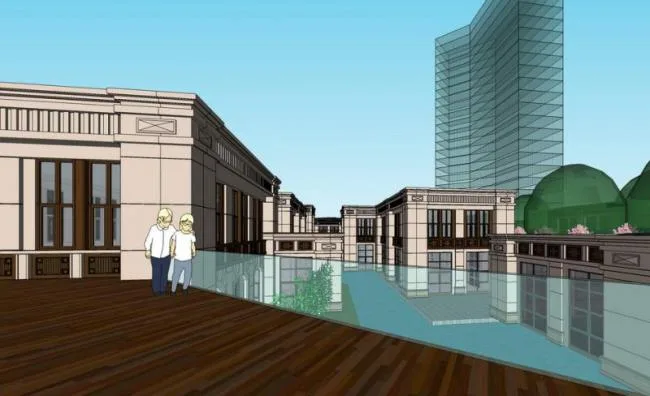 Sketchup Business Model | Multi layered decentralized business, neoclassical style