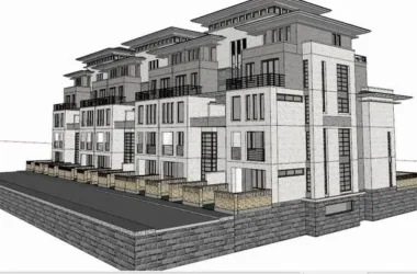Classical Stacked Double Villa Model in SketchUp-BIM WORLD
