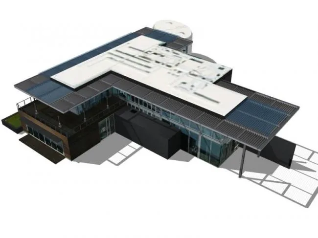 Sketchup Business Model | Clubhouse, Modern Style