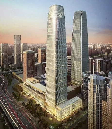 Sketchup Office Model | Super high-rise office building, administrative office building, modern style