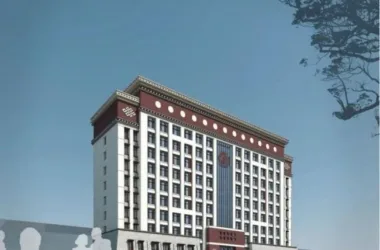 Tibetan-Inspired High-Rise Office Building Model in SketchUp-BIM WORLD