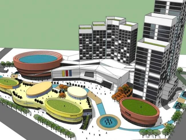 Sketchup Hotel Model | High rise Hotel, Modern Style