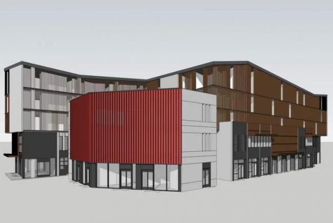 Sketchup Business Model | Multi-story Commercial Building, New Chinese Style