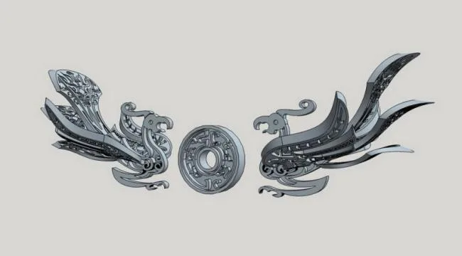 Sketchup Material Model | Landscape Animal Sculpture Sketch Model Material Component