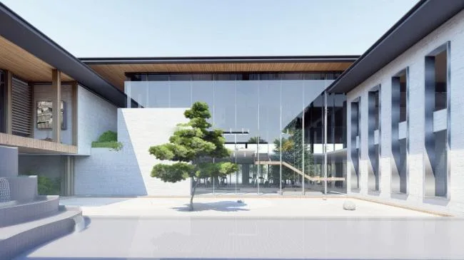 Sketchup Business Model | Clubhouse, New Chinese Style, Commercial Architecture, Modern Style
