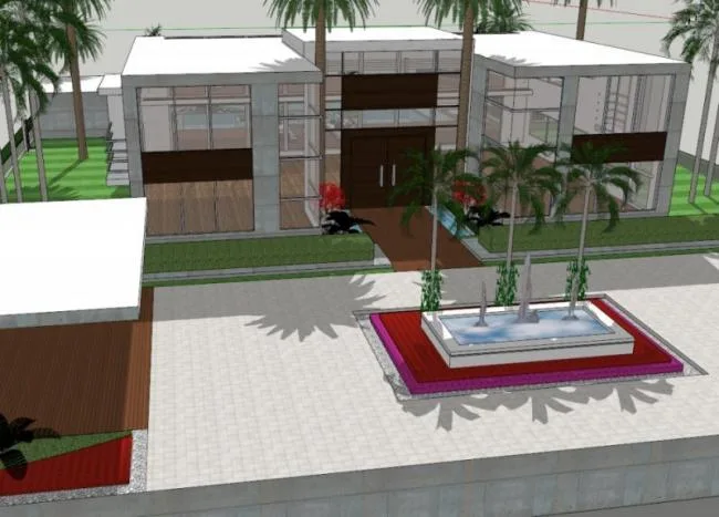 Sketchup Hotel Model | Holiday Inn, Modern Style