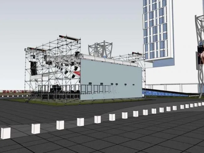 Sketchup Office Model | High rise Industrial Park, Modern Italian Style, Office Building