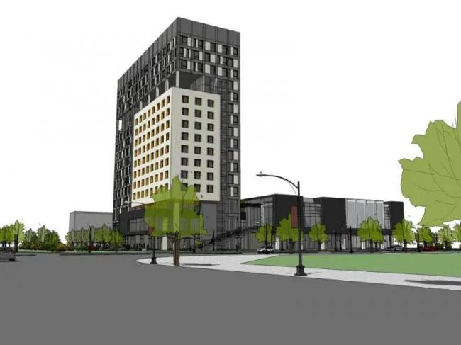 Sketchup Hotel Model | High rise Hotel, Modern Style