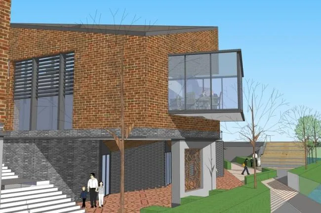 Sketchup Business Model | Multi story Commercial Bar Street, New Chinese Style