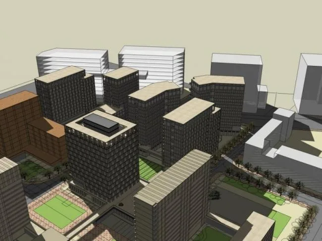 Sketchup Residential Model | High rise apartments, residential buildings, modern style