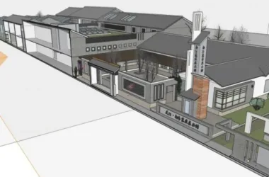 SketchUp Residential Models: Multi-Story Rural Homes in Traditional Chinese Style-BIM WORLD