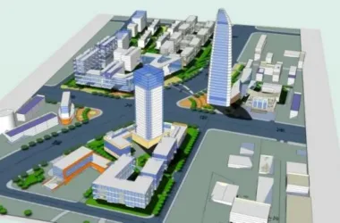 Sketchup Planning Model | Multi story mixed use, urban road planning, modern style-BIM WORLD