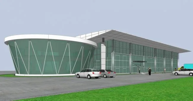 Sketchup Cultural Model | High tech Product Exhibition Hall, Multi story Display Center, Factory Building, Cultural Architecture, Modern Style
