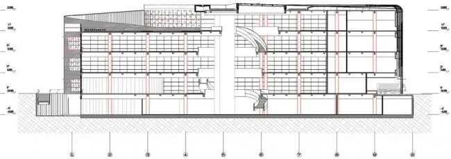 BIM Architecture | Like Crystal Clear Lantern Petals Wrapping the stamens: Chongqing Real Estate Vocational College Library/Paiang International Architectural Design Consultant