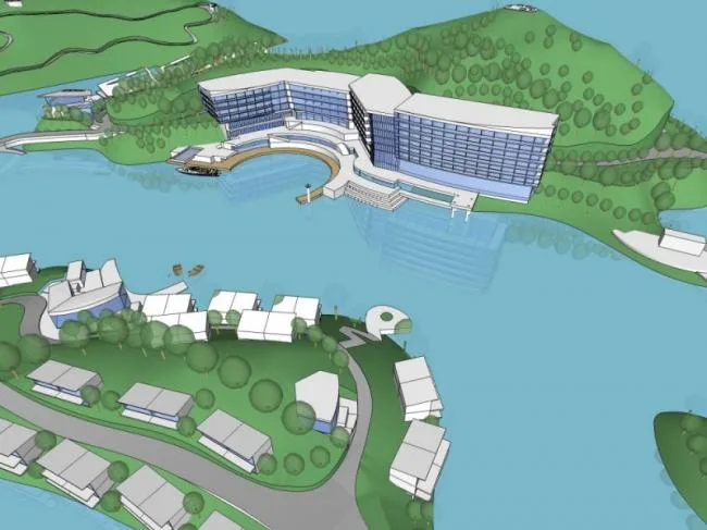 Sketchup Hotel Model | Multi story Hotel, Modern Style