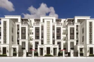 SketchUp Villa Model: French-Style Multi-Story Garden Townhouse with Classic Design-BIM WORLD