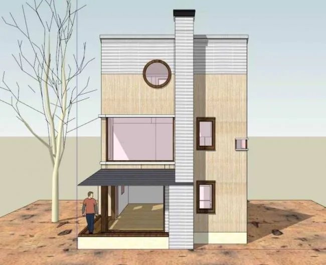 Sketchup Villa Model | Multi story Villa, Solo Villa, Modern Style
