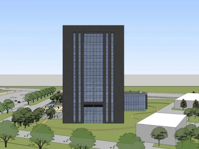 Sketchup Office Model | High rise Office Building, Modern Style