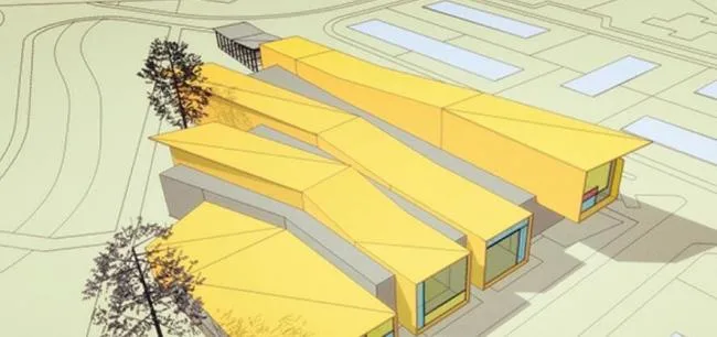 Sketchup Cultural Model | Multi story Museum, Exhibition Hall, Cultural Architecture, Modern Style
