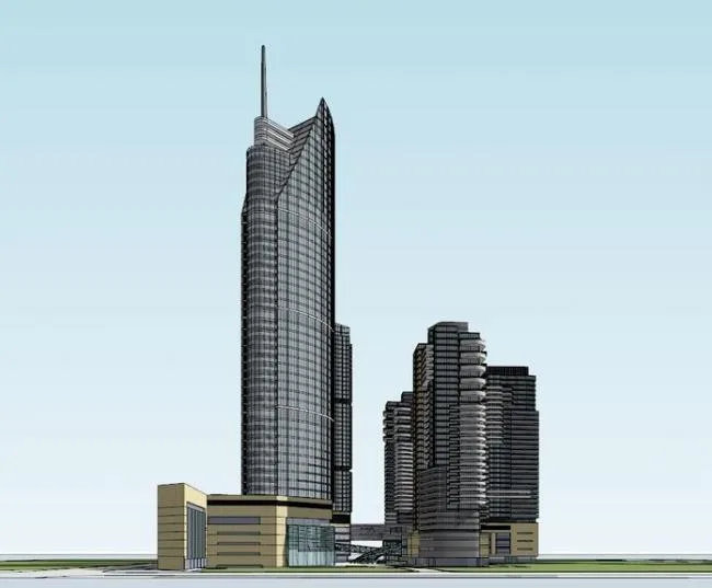 Sketchup Office Model | Super High rise Office Building, Modern Style