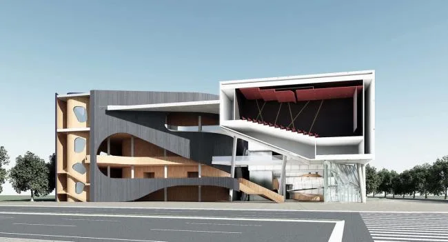 BIM Architecture | The Beauty of Modern Light Transparency and Traditional Heavy Integration: Shanghai Hongqiao Art Center/BAU