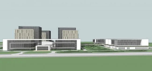 Sketchu Industrial Building | Multi story Industrial Park, Industrial Architecture, Modern Style