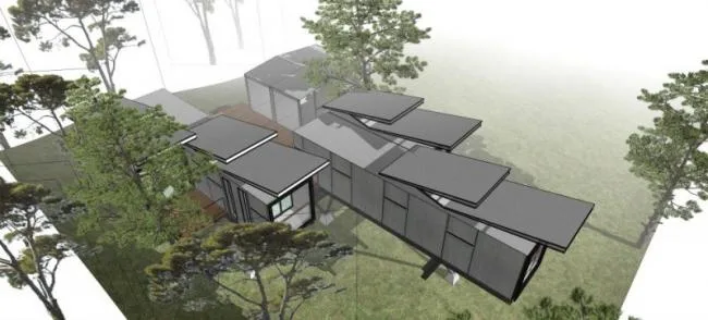Sketchup Villa Model | Solo Villa, Modern Style