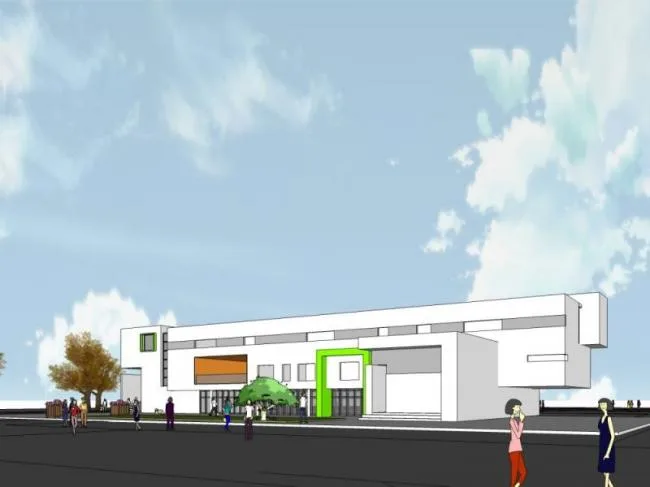 Sketchup School Model | Multi story Kindergarten School, Campus Educational Architecture, Modern Style