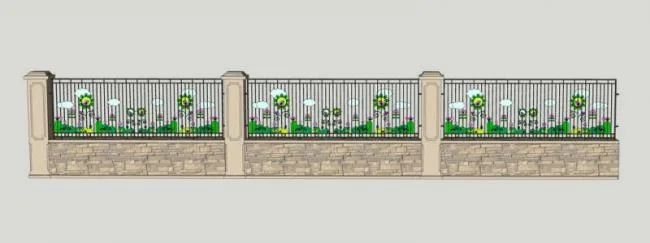 SketchUp Material Models: Components for Walls, Fences, and Guardrails-BIM WORLD