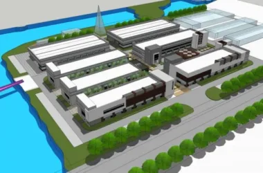 Sketchu Industrial Building | Modern Multi-Story Factory Architecture-BIM WORLD