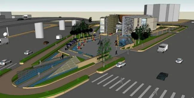 Sketchup Cultural Model | Multi story Museum, Cultural Architecture, Modern Style