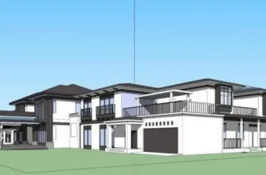 SketchUp Business Model: Multi-Story Clubhouse and Commercial Building in Chinese Style-BIM WORLD