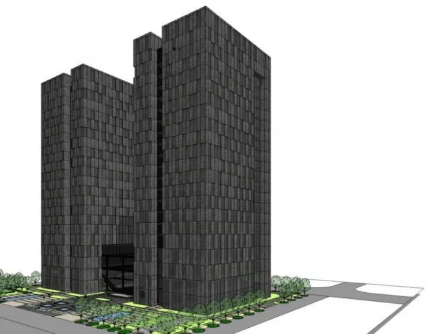 Sketchup Residential Model | High rise Residential Buildings, Modern Style