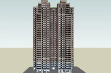 SketchUp Residential Models: Super High-Rise and Classical Style Buildings-BIM WORLD