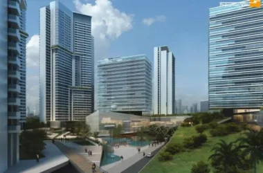Modern High-Rise Residential Community Model in SketchUp-BIM WORLD