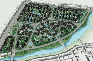 Sketchup Planning Model | Community Planning, Chinese Style-BIM WORLD