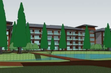 Southeast Asian Multi-Story Hotel Model in SketchUp-BIM WORLD