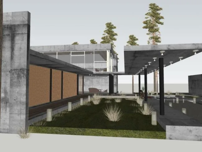 Sketchup Villa Model | Solo Villa, Modern Style