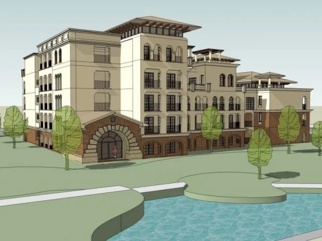 Sketchup Hotel Model | Multi story Resort Hotel, Southeast Asian Style