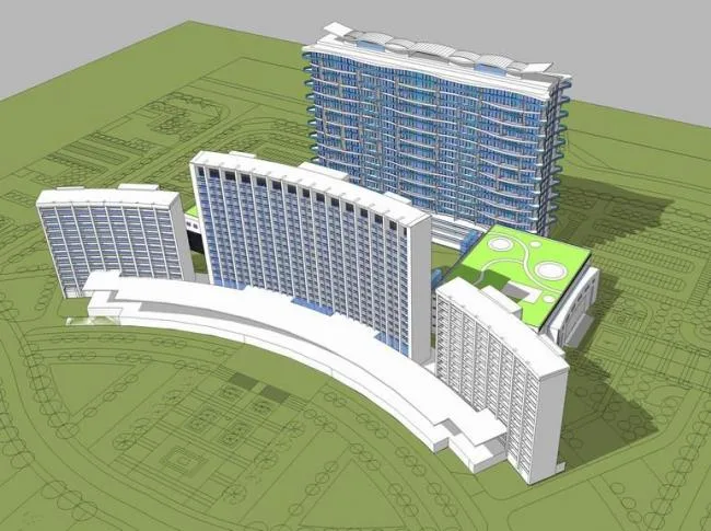 Sketchup Office Model | High rise Office Building, Courthouse, Residential, Modern Style