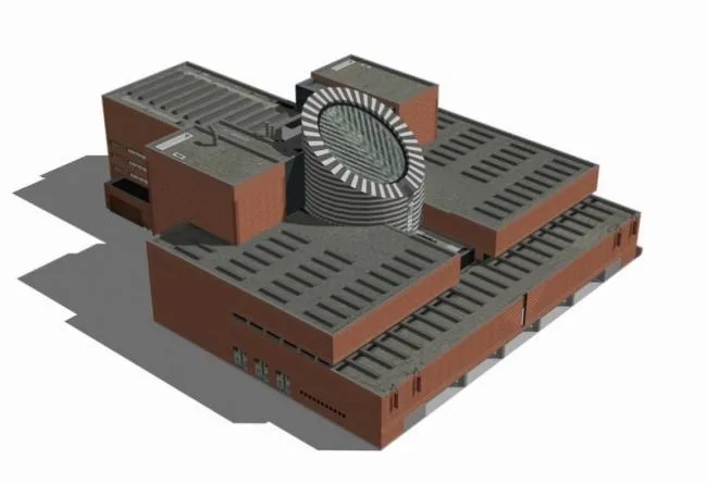 Sketchup Cultural Model | Mario Bota San Francisco Museum, Modern Style, Cultural Architecture