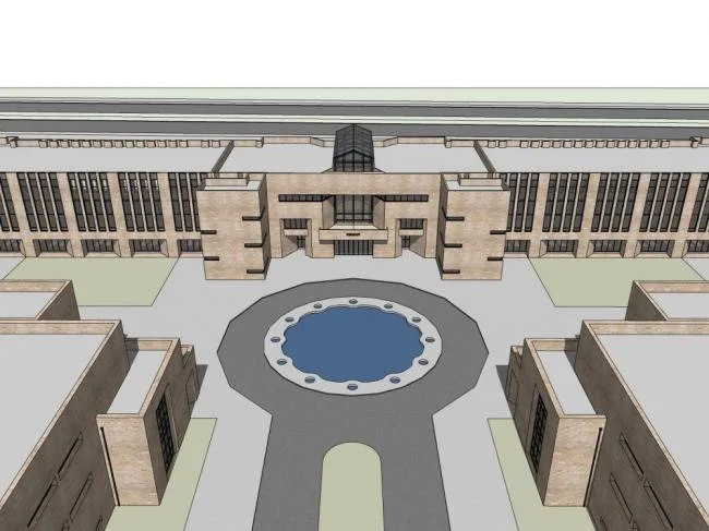 Sketchu Industrial Building | Multi story Industrial Park, Factory Building, Industrial Architecture, Modern Style