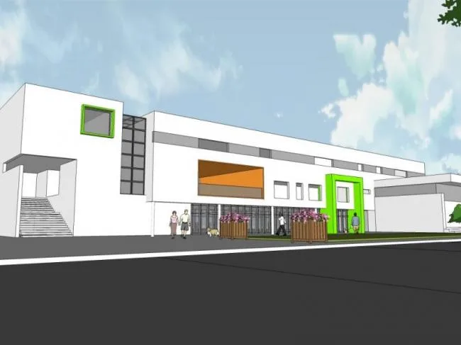 Sketchup School Model | Multi story Kindergarten School, Campus Educational Architecture, Modern Style