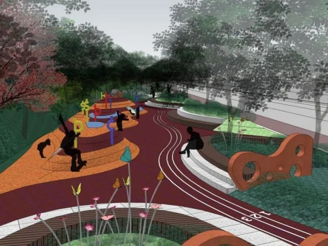 SketchUp Landscape Design | Modern Roadways, Street Parks, and Urban Greenspaces